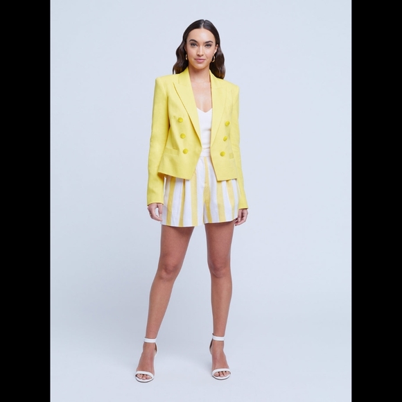 L'AGENCE Brooke Linen Blazer - Picture 4 of 4